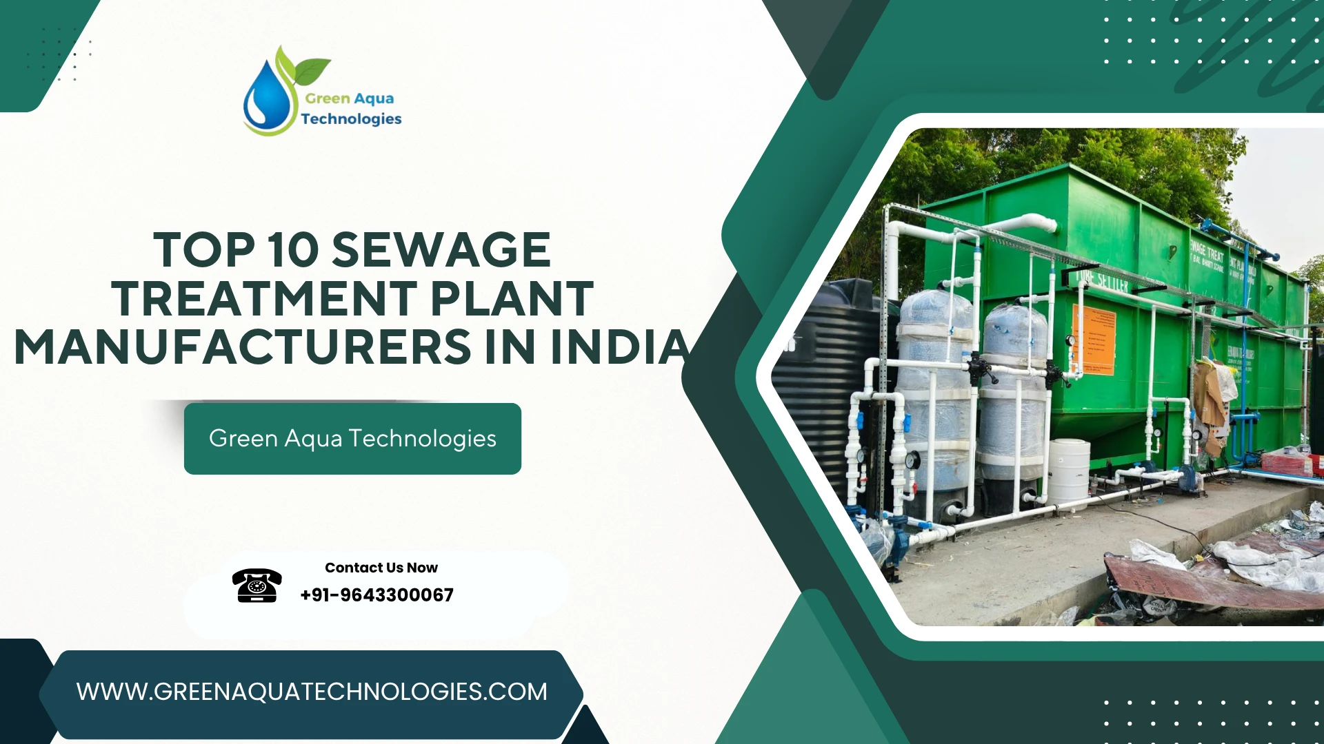 You are currently viewing Top 10 Sewage Treatment Plant Manufacturers In India