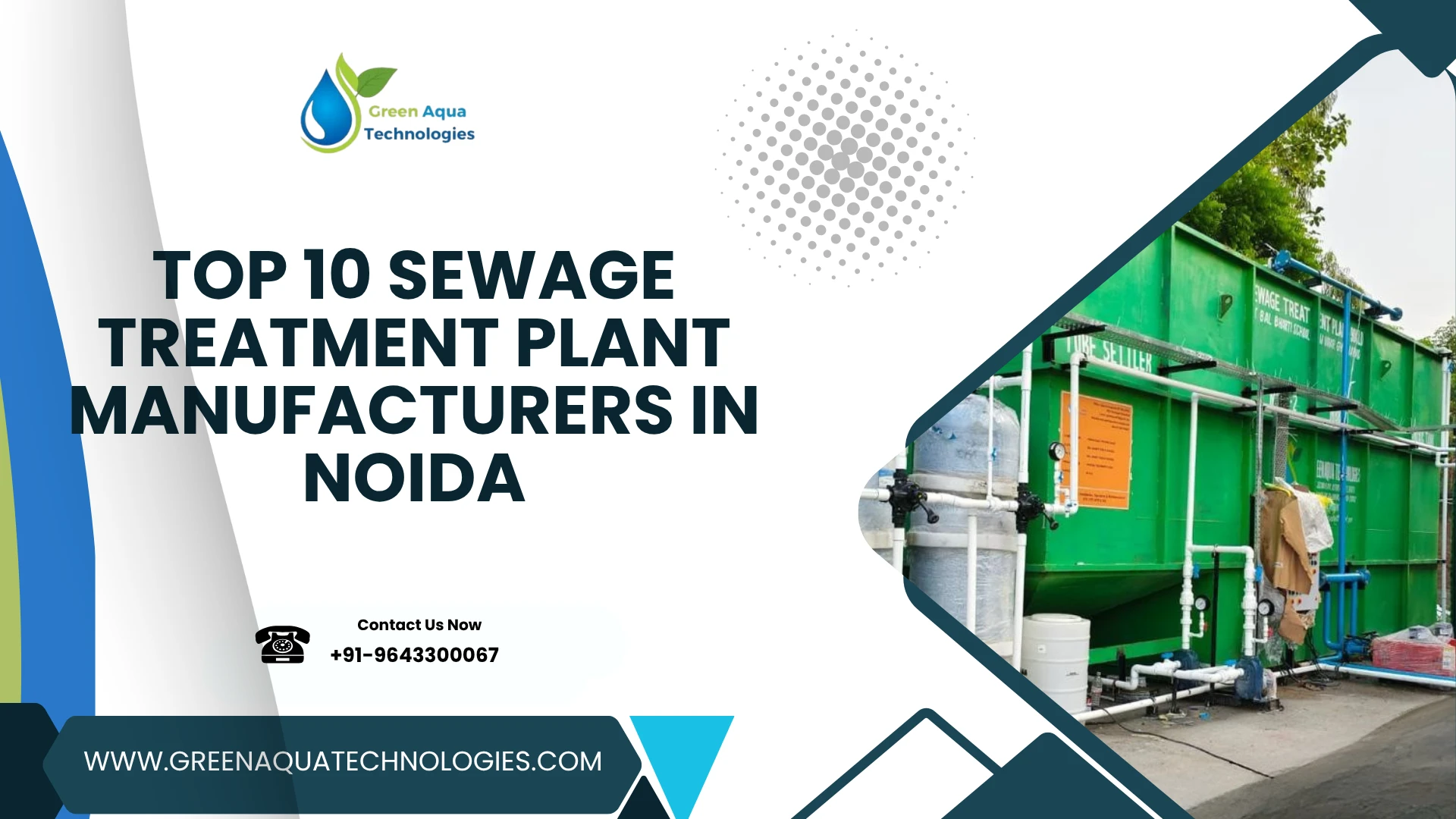 You are currently viewing Top 10 Sewage Treatment Plant Manufacturers in Noida