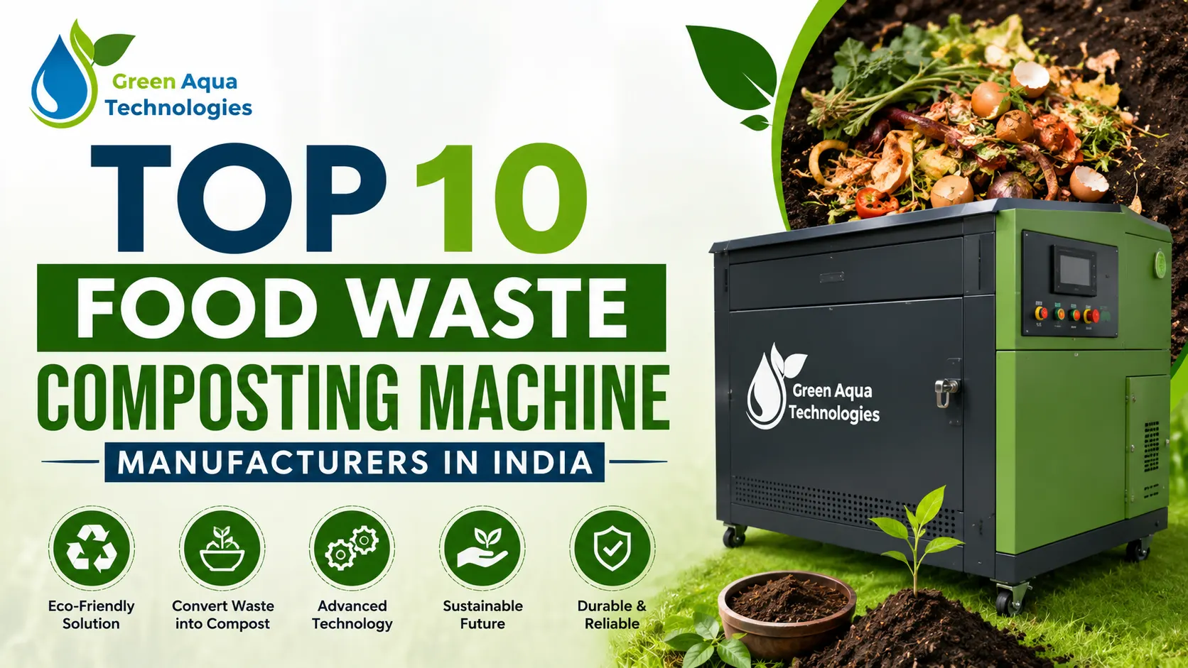 You are currently viewing TOP 10 Food Waste Composting Machine Manufacturers in India 